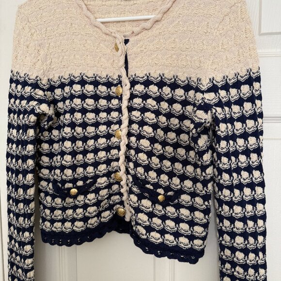 J.Crew Textured crochet lady jacket - XS - BZ467 - Picture 6 of 12